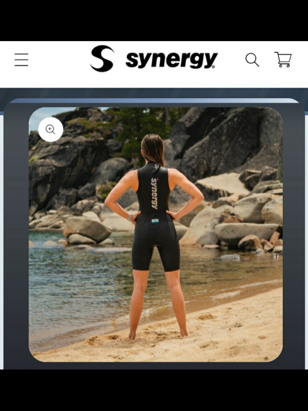 Black Women’s Sleeveless One-Piece Swim Wet Suit Short - Picture 2 of 10
